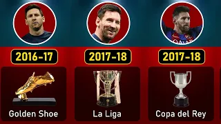 List Of Lionel Messi Career All Trophies Awards 2023
