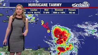 Hurricane Tammy forms in Atlantic