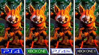 Biomutant | PS4 - PS4 Pro - ONE - ONE X | Graphics Comparison & FPS