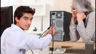 Домушник и драйвера процессора бабушке - Компьютерный мастер разводила