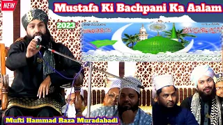 Mufti Hammad Raza Muradabadi || Farman E Mustafa_Sarkar Ki Bachpan_2023_2024_Superhit Taqreer