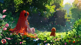 [playlist] Relax in a secret flower garden 🌱🌷 1hr lofi