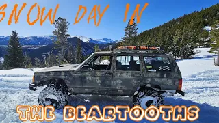 Snow wheeling in the Beartooths!