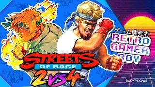 Streets of Rage 4 vs Streets of Rage 2 - Retro Games