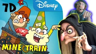 Lets Ride The Seven Dwarfs Mine Train inspired by Magic Kingdom Roller Coaster (7D on Disney XD)