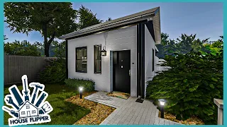 House Flipper - Monochrome Micro Home - Speedbuild and Tour!