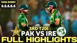 Pakistan Vs Ireland 3rd T20 Match Highlights 2024 | |PAK VS IRE 3rd T20 Full Highlights 2024