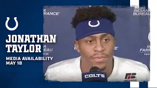 Jonathan Taylor Media Availability | 2021 Colts OTAs