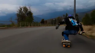 Oleg Golem || spot Alpiyka || Downhill Longboarding Russia