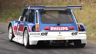 Renault 5 Maxi TURBO SuperProduction ex Erik Comas | 400HP Turbo Flutter Sounds & Accelerations!