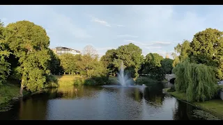 Latvia - Riga - 4K - Summer evening in City Center and parks - 2022