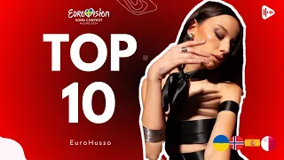 TOP 10 | Eurovision Song Contest 2024 l New: 🇪🇦🇲🇹🇸🇯🇺🇦