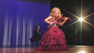 Incredible 7-Year Old Child Violinist Brianna Kahane Performs "Csardas" on a 1/4-Size Violin.