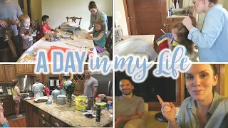 A DAY IN OUR LIFE! | Family Vlog, Crockpot, Homeschooling and MORE!