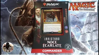 Я открываю колоду Vampire Bloodline Commander из издания Innistrad Crimson Vow.