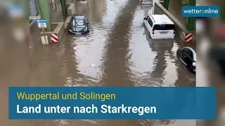 Überflutungen in Wuppertal und Solingen