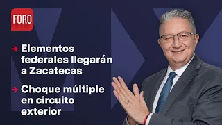 Choque múltiple en circuito exterior mexiquense | Noticias MX - Programa Completo 8 de mayo de 2024