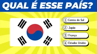 ADIVINHE O PAÍS PELA BANDEIRA | Teste seus conhecimentos de Geografia