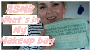 ASMR // What´s in my Makeup Bag (Soft whisper & gentle Tapping)