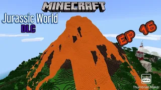 The Volcano Erupts! *Minecraft Jurassic World DLC Ep 16