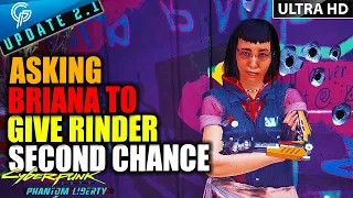 V Asked Brian To GIVE RINDER A SECOND CHANCE And This Is What She Said | Cyberpunk 2077