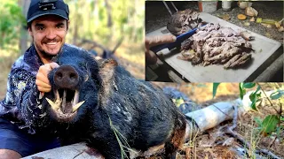 Cape York Boars n Barra- part 2 (catch and cook)