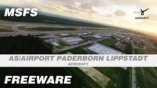 AS|AIRPORT Paderborn-Lippstadt (EDLP) Freeware Scenery for MSFS (2020) by Aerosoft