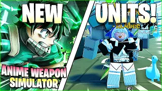 FREE "Easy" Power Boost + New RAINBOW My Hero Academia Units In Anime Weapon Simulator!