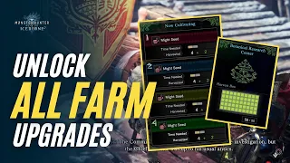 Monster Hunter World Iceborne | Unlock All Farm Upgrades