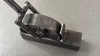 Awesome And Easy Techniques For Flat Bar Bending / Useful And Simple Tools For Metal Bar Bending