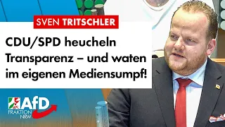 Altparteien verhindern Medientransparenz! – Sven Tritschler (AfD)