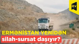 Ermənistan Laçın dəhlizindən hərbi fəaliyyətləri üçün sui-istifadə edir