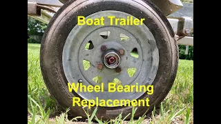 Boat Trailer Wheel Bearing Replacement