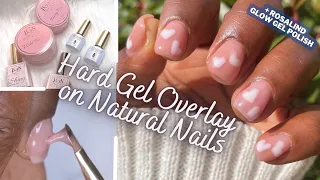 Builder Gel Overlay on Natural Nails | Hard Gel Nails | Trying Rosalind Gel Polish from Amazon