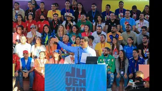 Maduro escucha denuncias de jóvenes en el Congreso Nacional de la Juventud, 14 marzo 2023