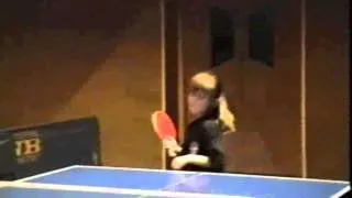 Galia Dvorak training table tennis