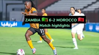 ZAMBIA🇿🇲 vs MOROCCO🇲🇦 int'l friendly⚽️ || HIGHLIGHTS