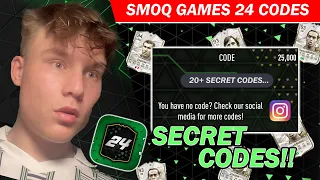 20+ *SECRET* CODES & PROMO CODES IN SMOQ GAMES 24!!