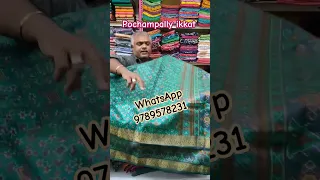 Diwali New Arrival pochampally ikkat silk sarees collection 50 Designs KLMN fashion #shorts