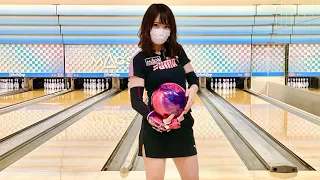 ボウリング女子の練習風景84（Bowling Practice）2021/7
