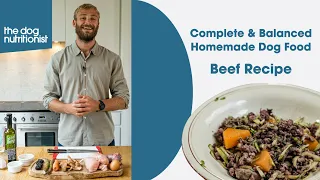 Beef - Balanced & Complete Homemade Dog Food Recipe by The Dog Nutritionist