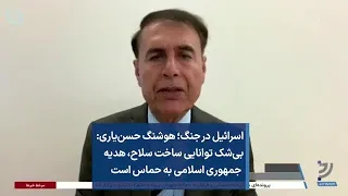 اسرائیل در جنگ؛ هوشنگ حسن‌یاری بی‌شک توانایی ساخت سلاح، هدیه  جمهوری اسلامی به حماس است