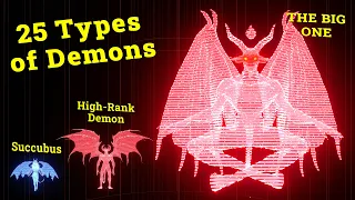 25 Different Types of Demon & Hell Monsters 【3D Hologram】