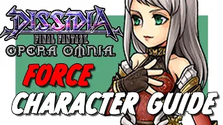 DFFOO ARCIELA FORCE ECHO BT CHARACTER GUIDE & SHOWCASE!!! BEST ARTIFACTS & SPHERES!!! CRAZY FR!!!