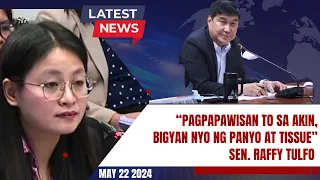 MAYOR ALICE GUO // "PAGPAPAWISAN TO SA AKIN" - SEN RAFFY TULFO