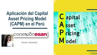 APLICACIÓN DEL CAPITAL ASSET PRICING MODEL (CAMP), EN EL PERÚ