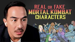MORTAL KOMBAT (2021) Cast Plays Real or Fake Game Character