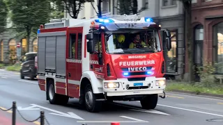 Einsatzfahrt TLF und ADL der Feuerwehr Stadt Luzern