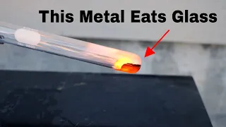 Do Not Put Lithium Metal In Glass!