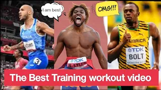 Best training workout🔥 legendary Athletes|🏃Noah lyles|Usain Bolt|Andre deGrasse|Marcell Jacob|